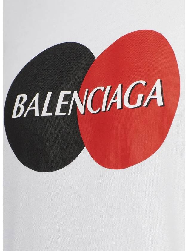 Luxury Balenciaga Trending 2025 Uniform Logo Short Sleeve T-shirt White