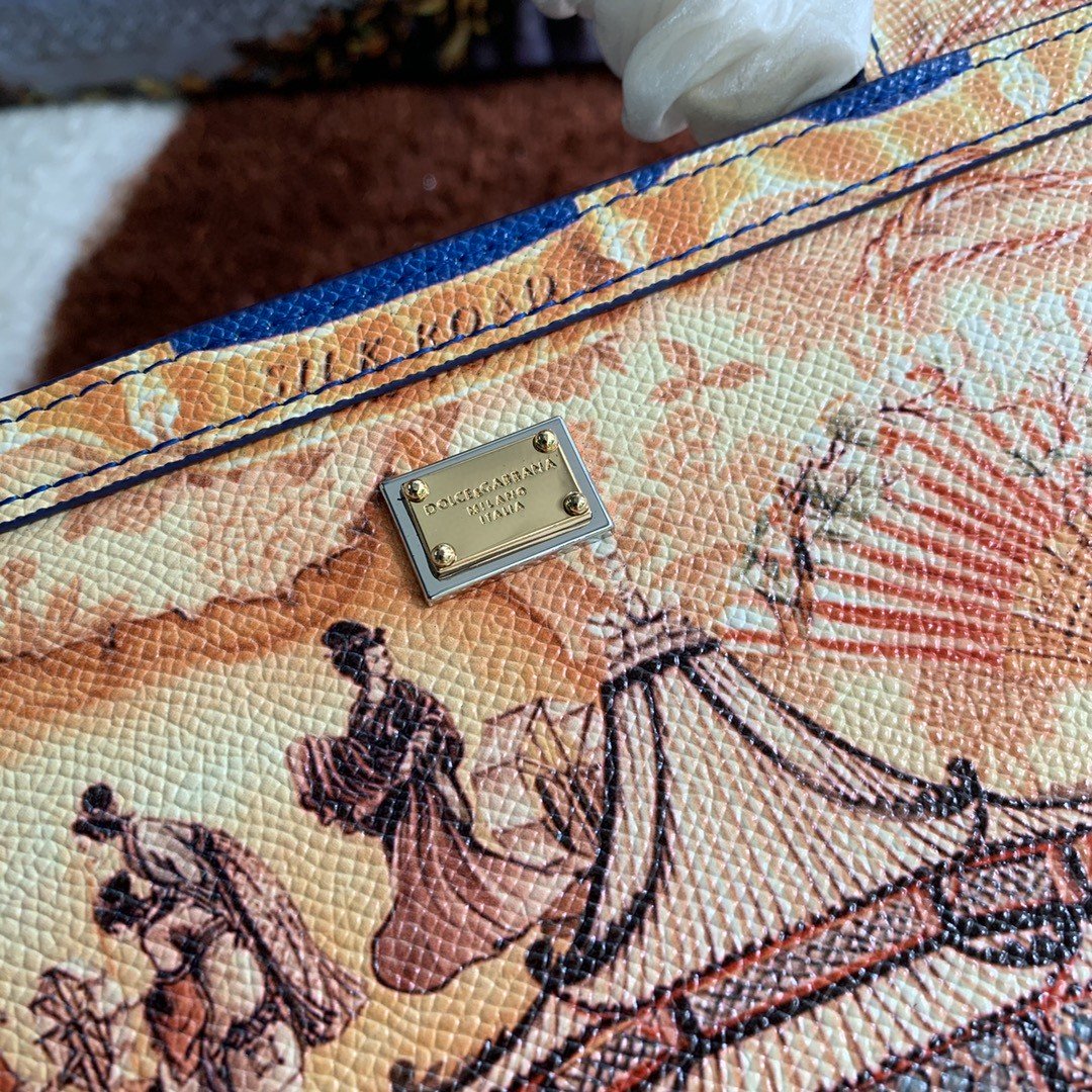 Top Quality 90s Sicily Bag With Logo Print Multicolor For Women 10.2in/26cm Top Quality