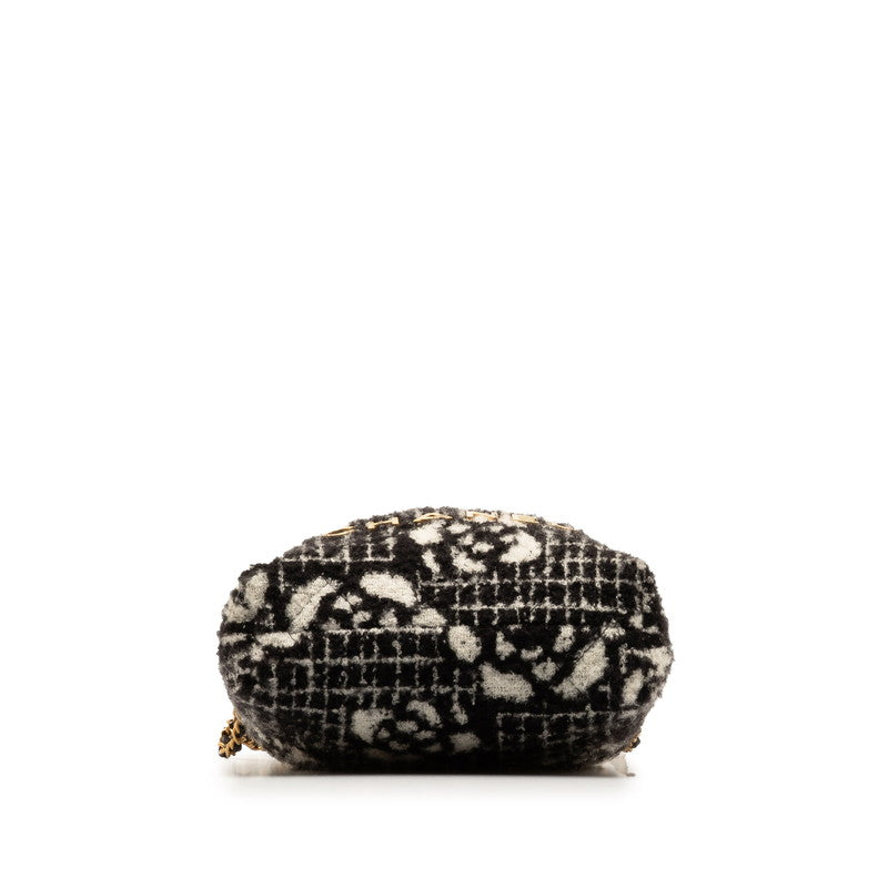 Chanel Camellia Coco Mark Logo Cotton 2way Bag