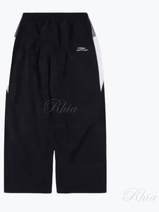 Luxury Balenciaga Trending 2025 3B Sports Icon Medium Fit Track Pants Black