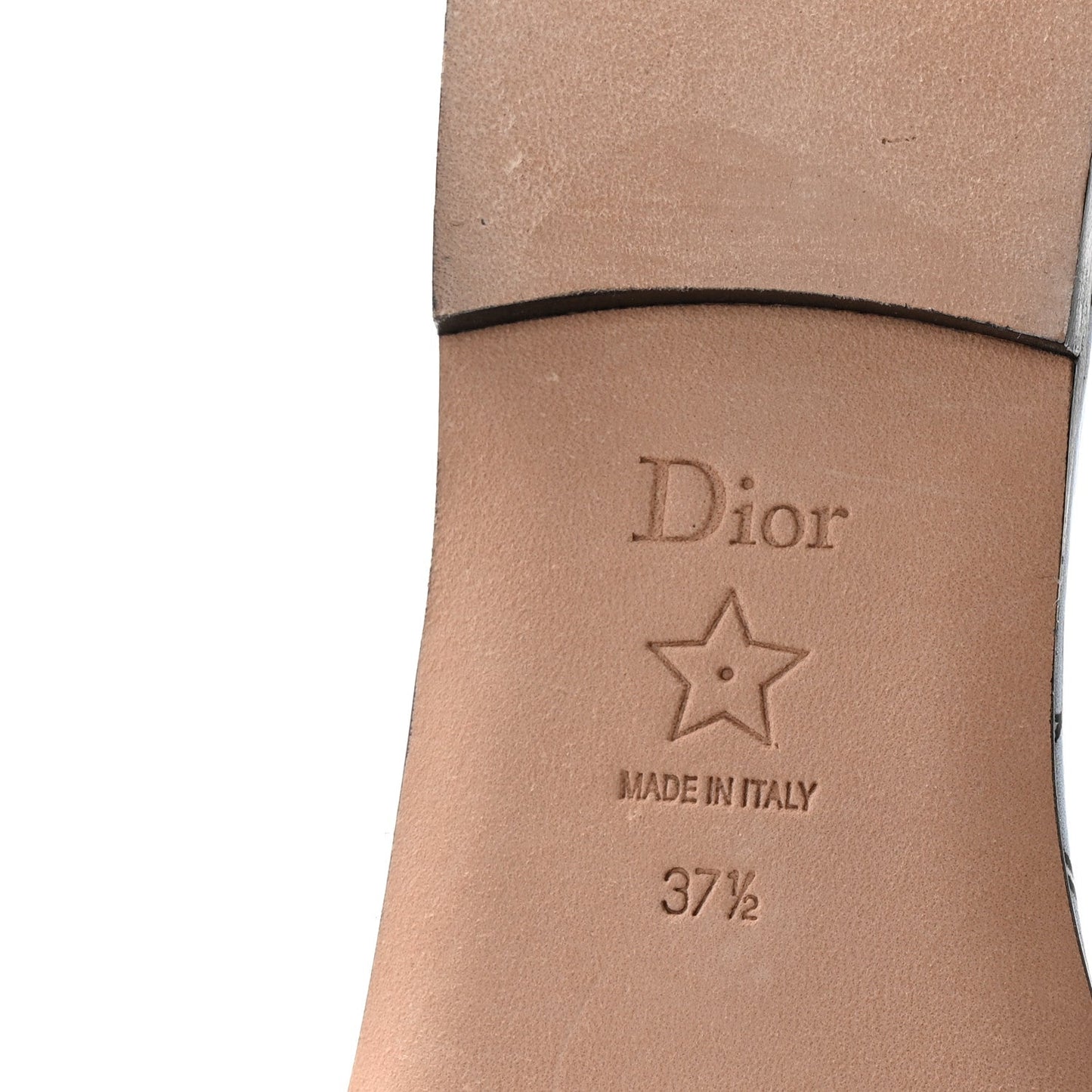 Christian Dior Canvas Miss Dior Embroidered Dway Flat Slide Sandals 37.5 Azure Pale