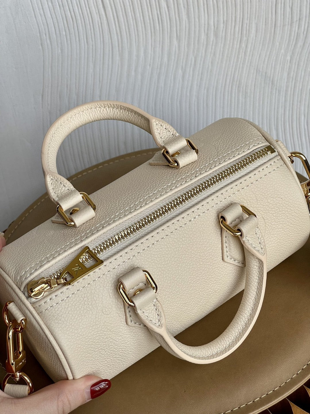 Top Quality Papillon BB Bag In Monogram Empreinte For Women 7.9in/20cm Crème Beige M45994