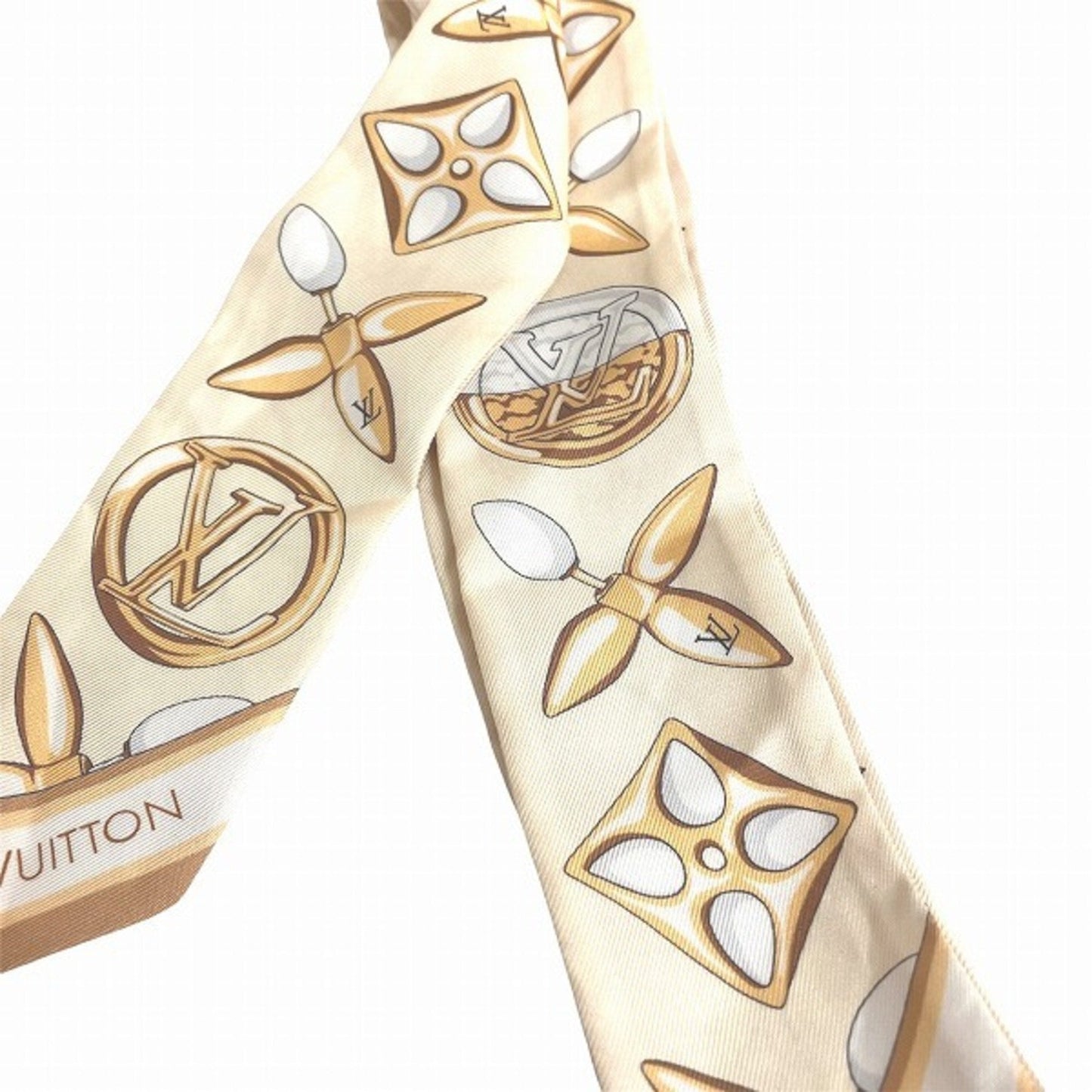 Louis Vuitton yellow Silk Scarf