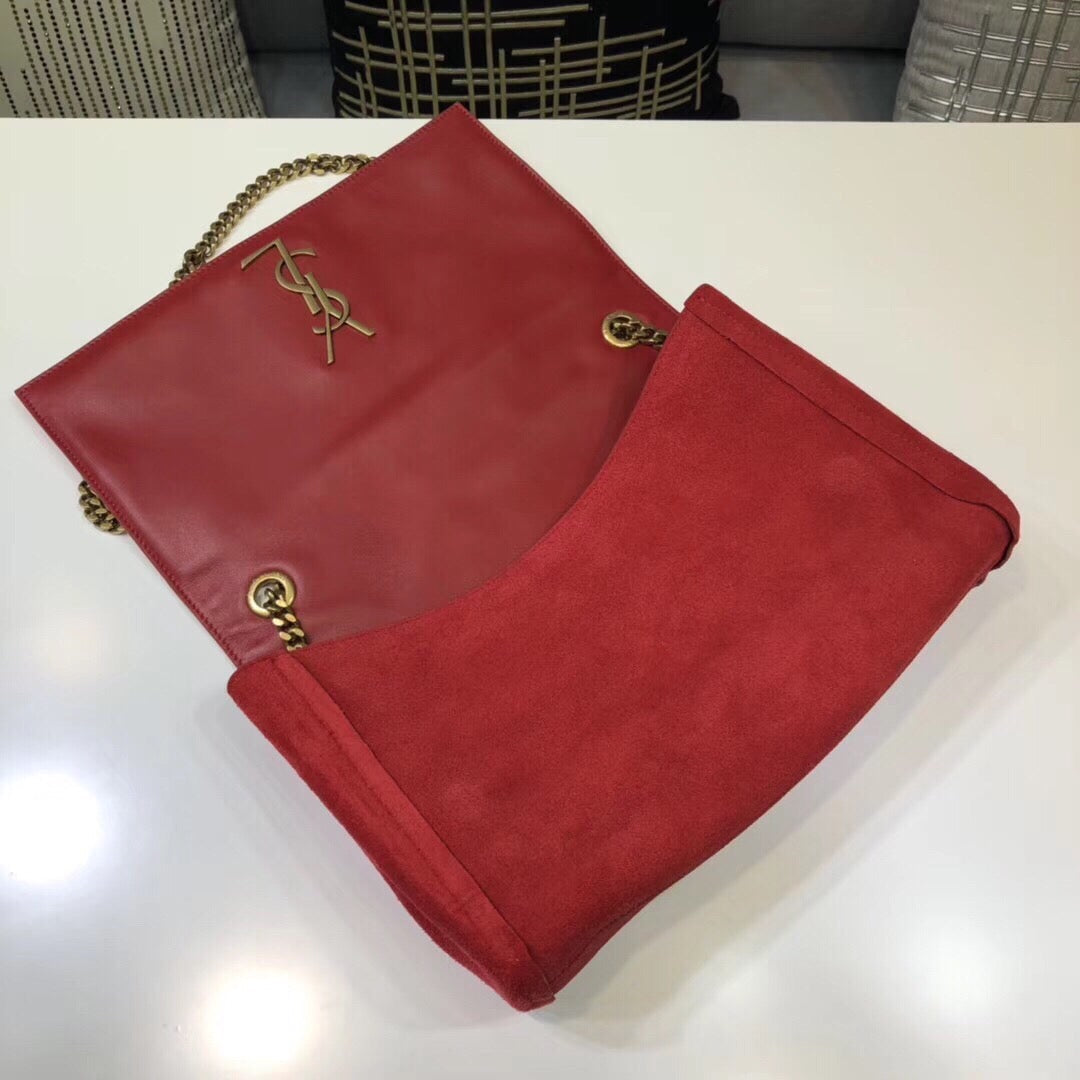 YSSL Kate Medium Reversible Chain Bag Red For Women 28.5in/11cm YSL