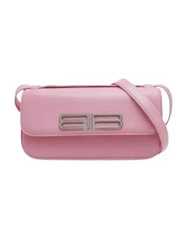 Luxury Balenciaga Trending 2025 Gossip Calfskin Small Shoulder Bag Candy Pink