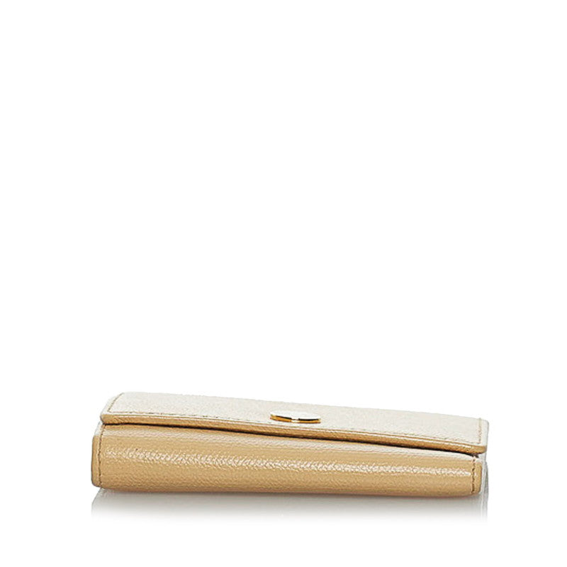 Chanel 6 eries Keycase Beige Leather Chanel