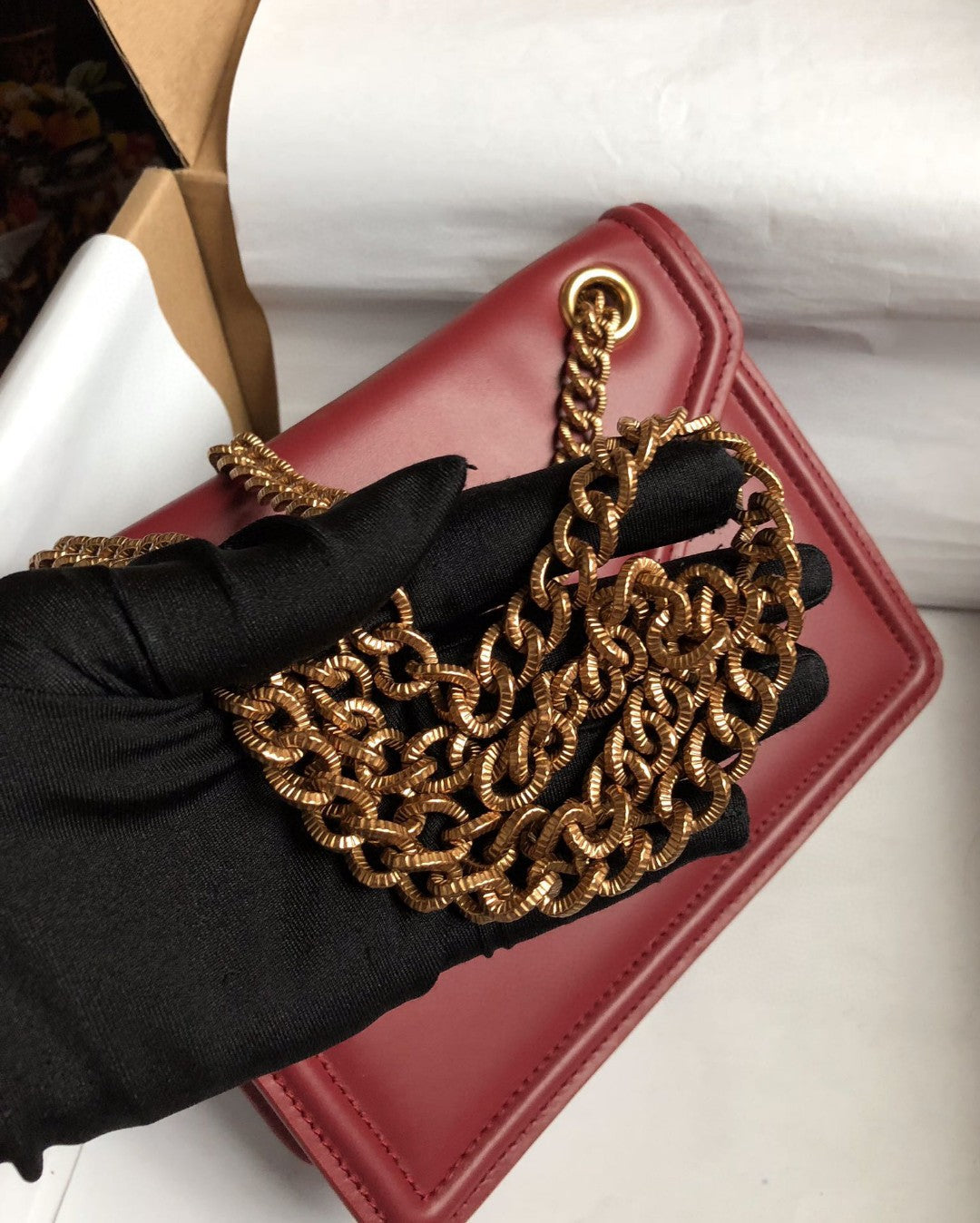 Top Quality MeTop Qualityum Devotion Bag Burgundy For Women 8.1in/20.5cm Top Quality