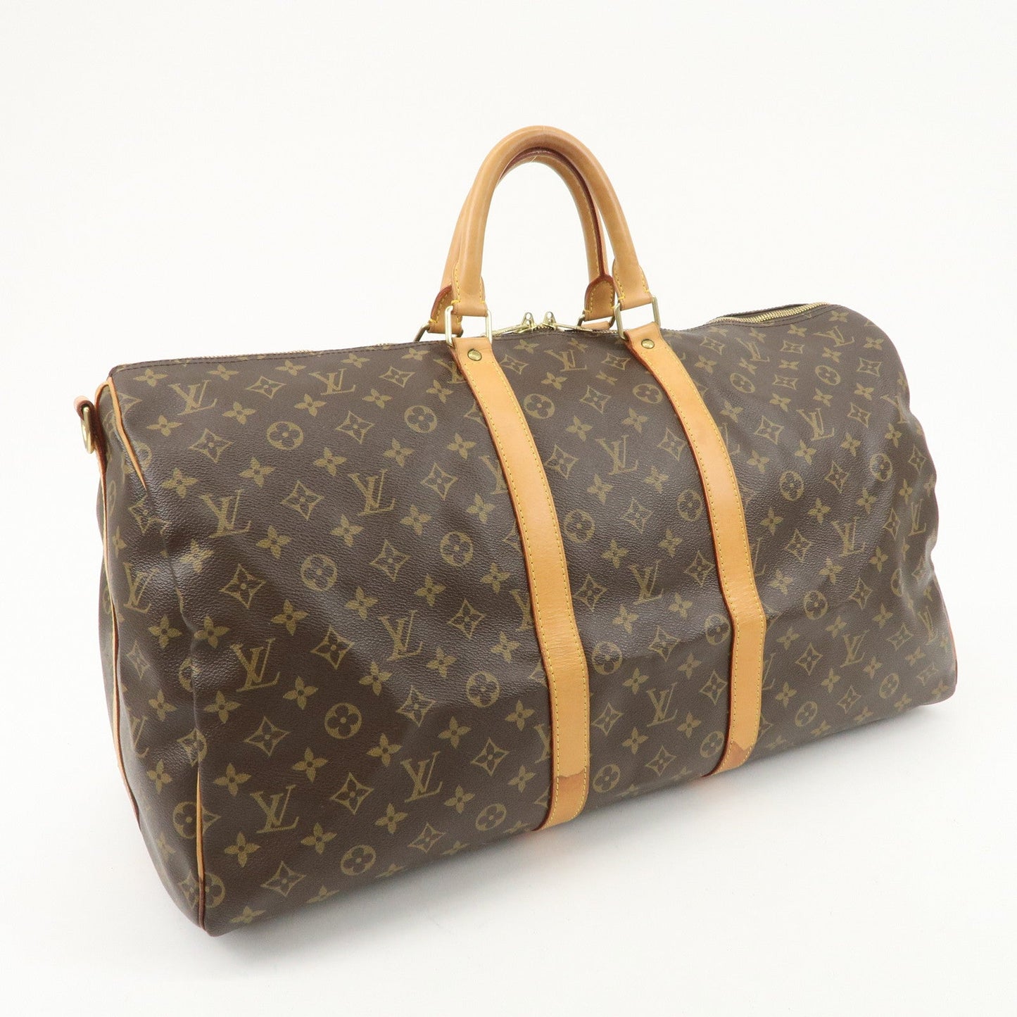 Louis Vuitton Monogram Keep All Bandouliere 55 Bag Brown M41414 d