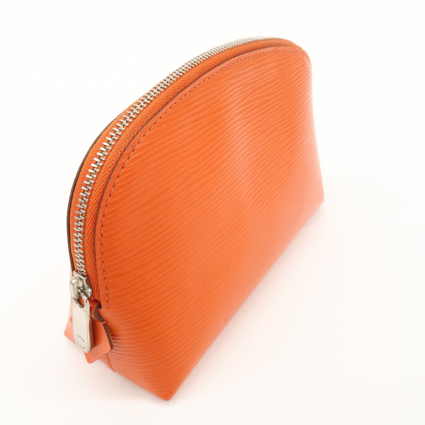 Louis Vuitton Epi Pochette Cosmetic PM Pouch Pimont Orange M40642 d