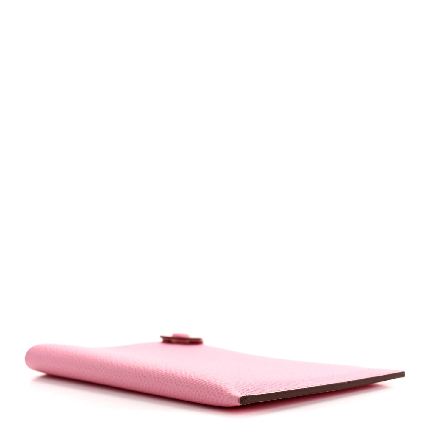 Hermes Epsom Tarmac PM Passport Holder Mauve Sylvestre