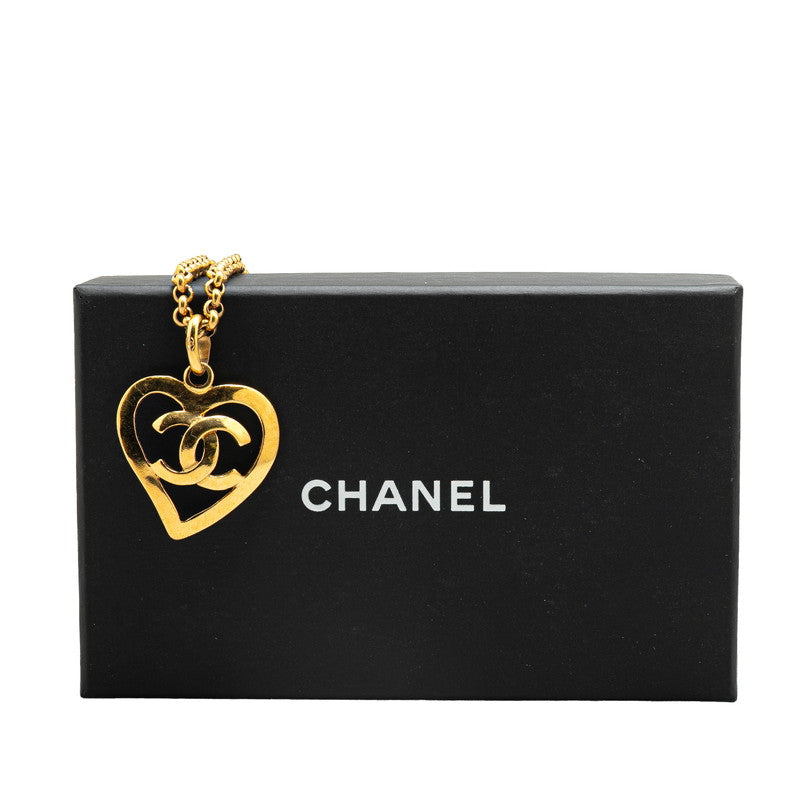 Chanel Coco Mark Heart Necklace