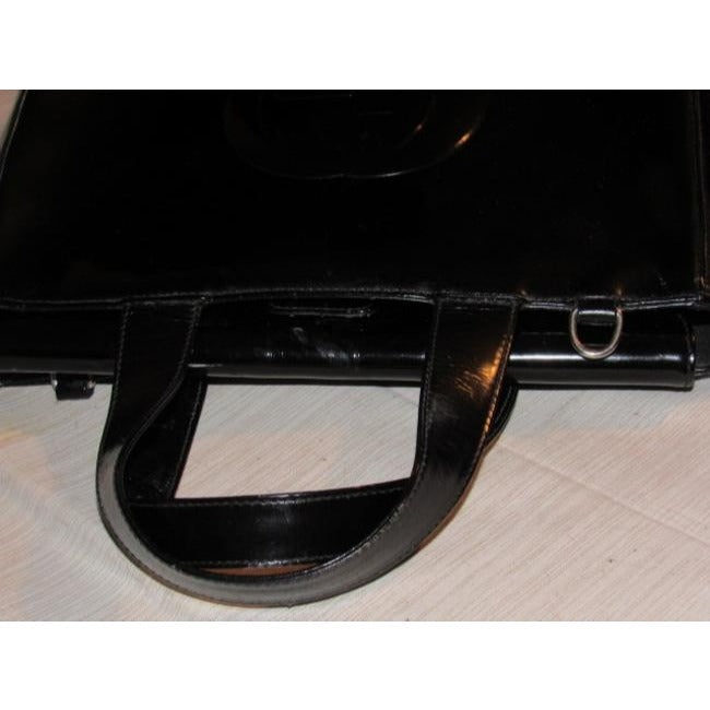 Gucci Soho Black Patent Leather Satchel