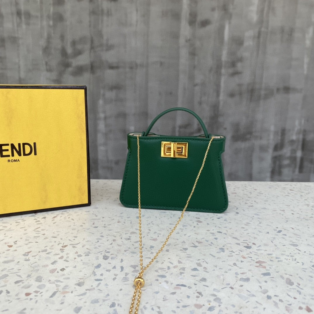 Top QualityTop Quality Nano Peekaboo Charm Crossbody Green Bag For Woman 12cm/4.5in