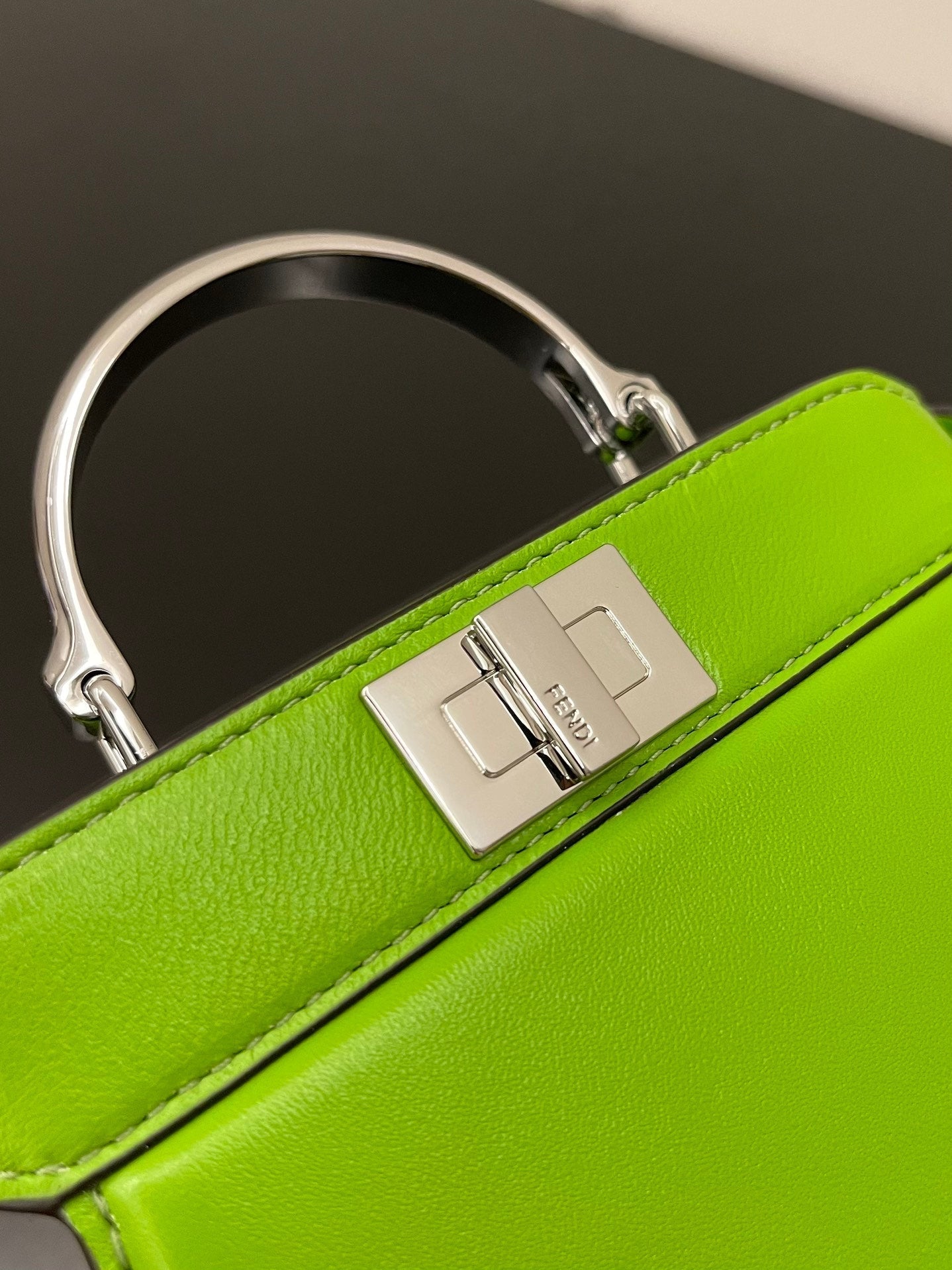 FI Top Quality ISeeU Petite Green Micro Bag For Woman 11cm/4.5in