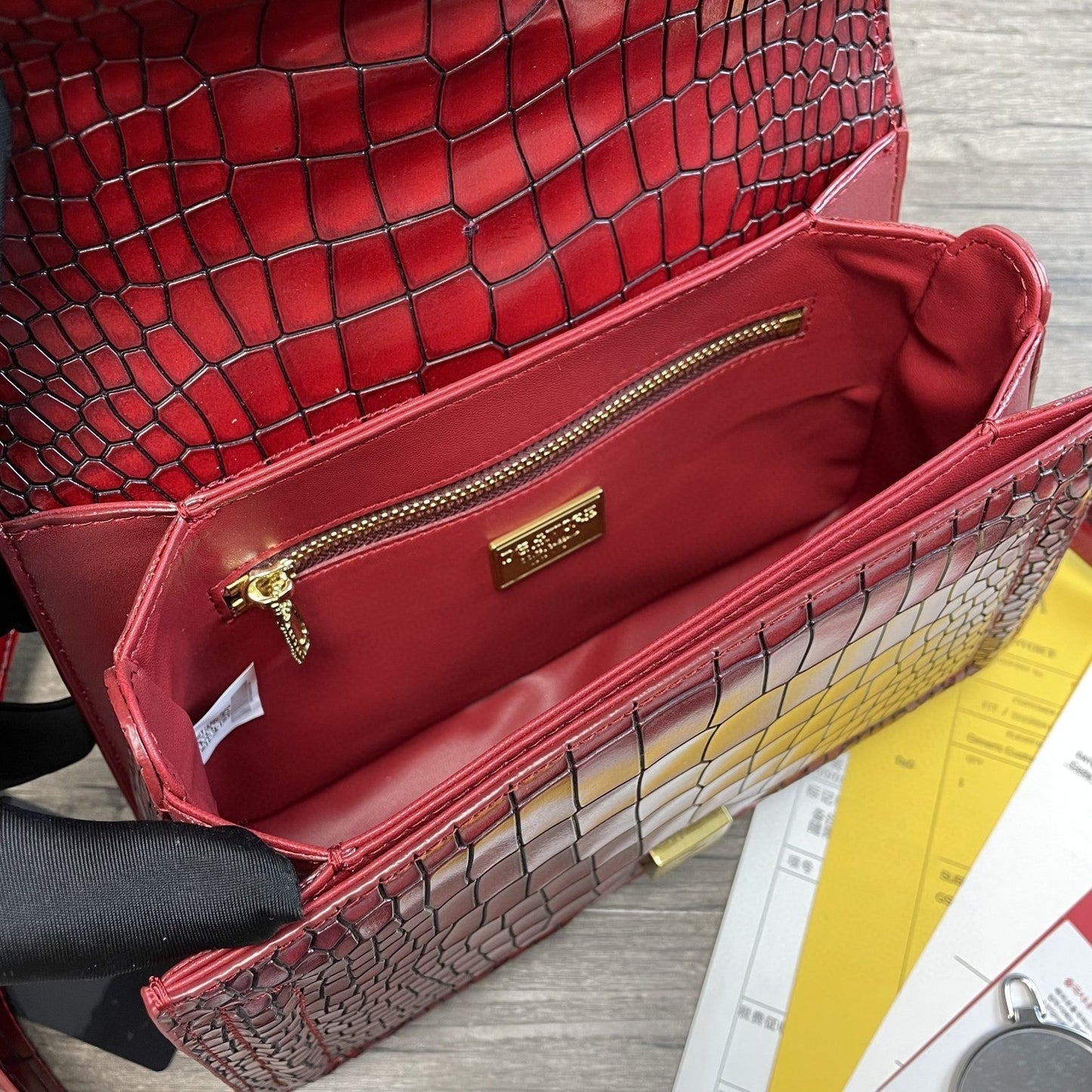 Top Quality Print Top Quality Girls Bag Burgundy For Women 10.6in/27cm Top Quality
