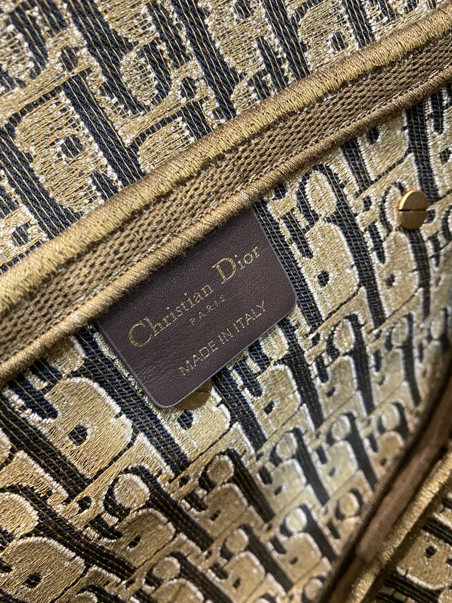 Top Quality Saddle Bag Brown Oblique Canvas Gold Toned Hardware For Women 25cm/10in CD