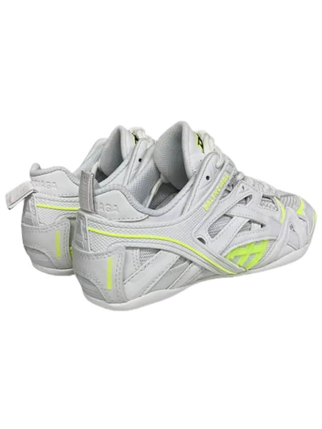 Luxury Balenciaga Trending 2025 Drive Low Top Sneakers Fluo Yellow White