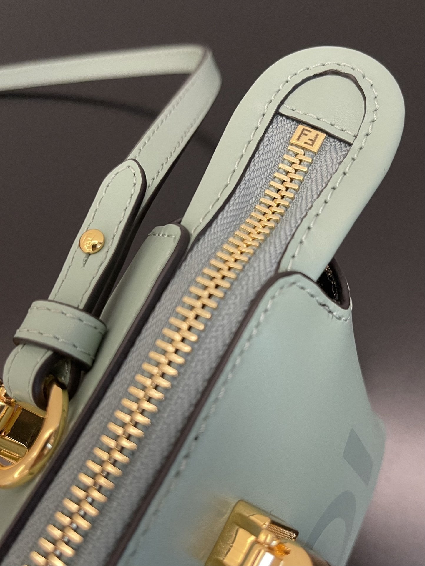 FI By The Way Mint Green Mini Bag For Woman 17cm/6.5in 8BS067ATop QualityLF03HW