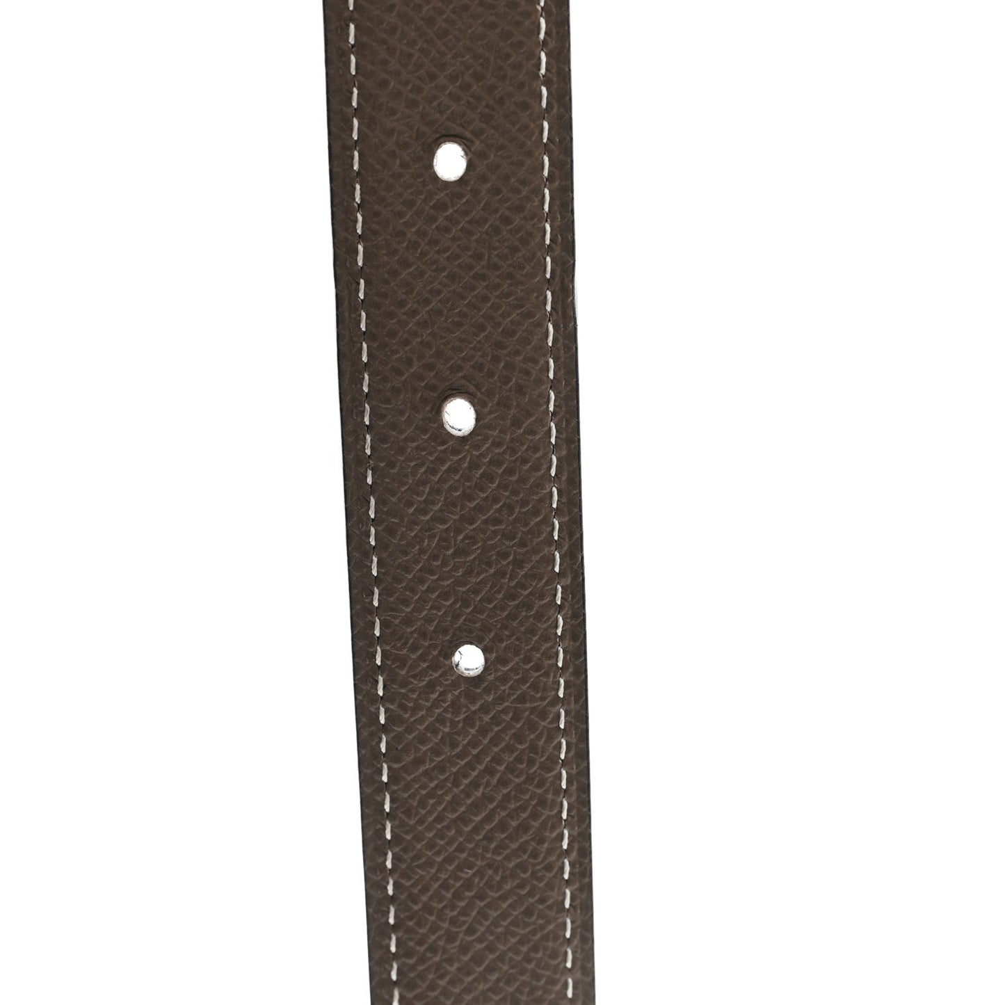 Hermes Swift Epsom 24mm Gamma Belt 80 32 Black Etoupe
