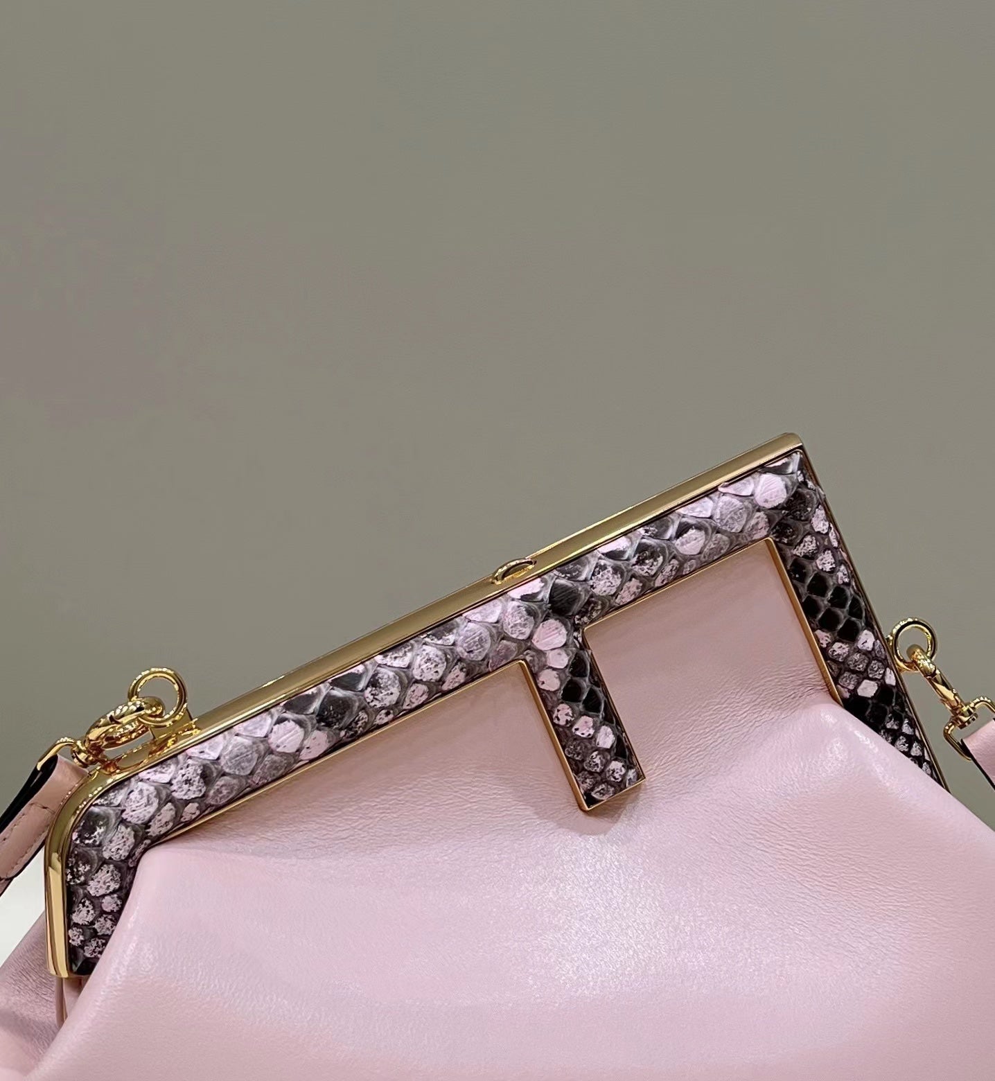 Top QualityTop Quality Top QualityTop Qualityrst Small Pink and Pink python Bag For Woman 26cm/10in
