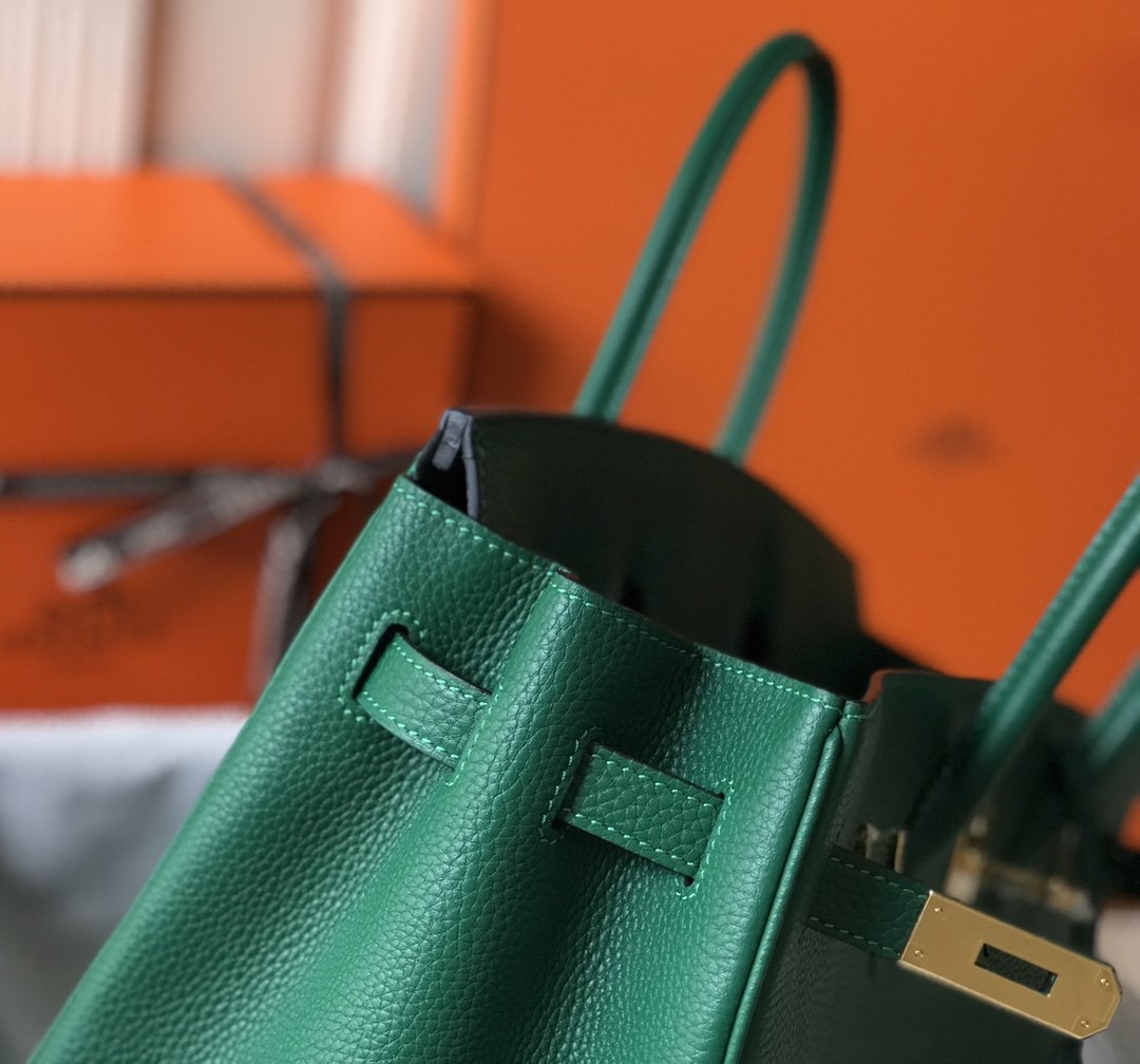 Top Quality Birkin Green For Women Gold-Toned Hardware 11in/30cm