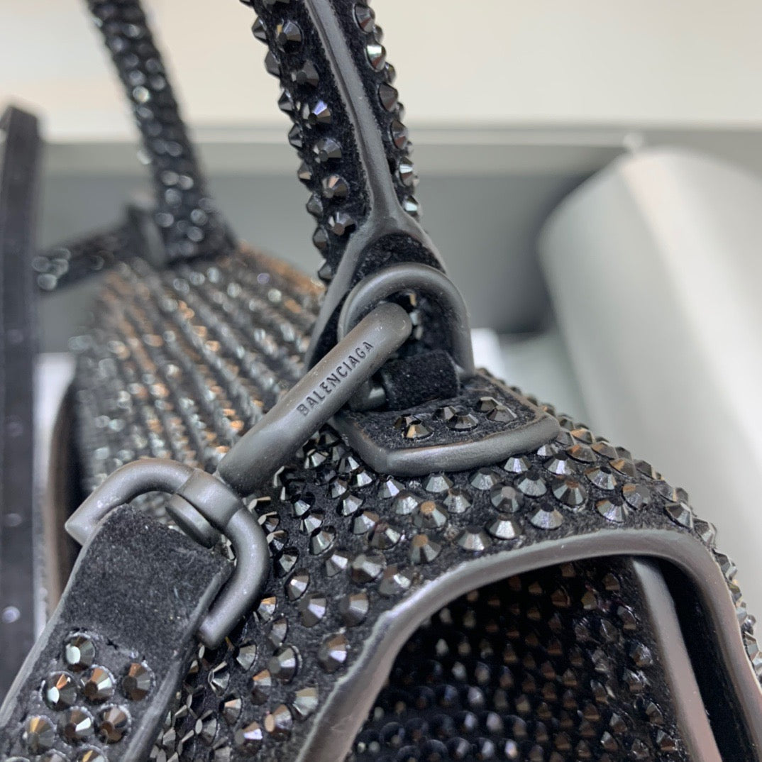 Top Quality Hourglass XS Handbag In Grey, For Women, Bags 7.4in/19cm 59283328D0Y1272