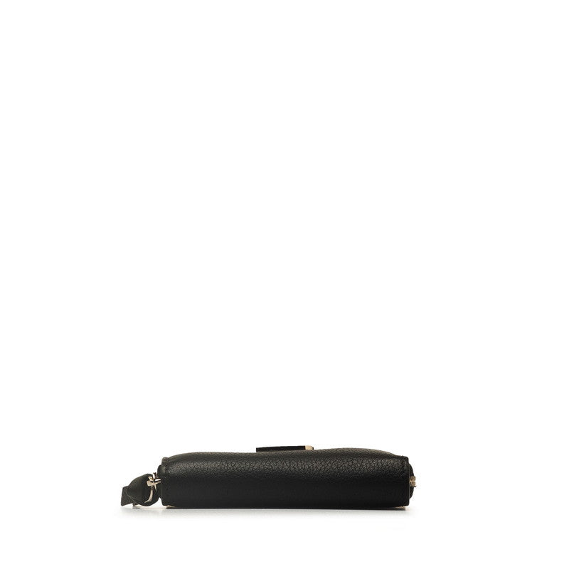 Louis Vuitton M80099 Black Leather Louis Vuitton G Coin Case