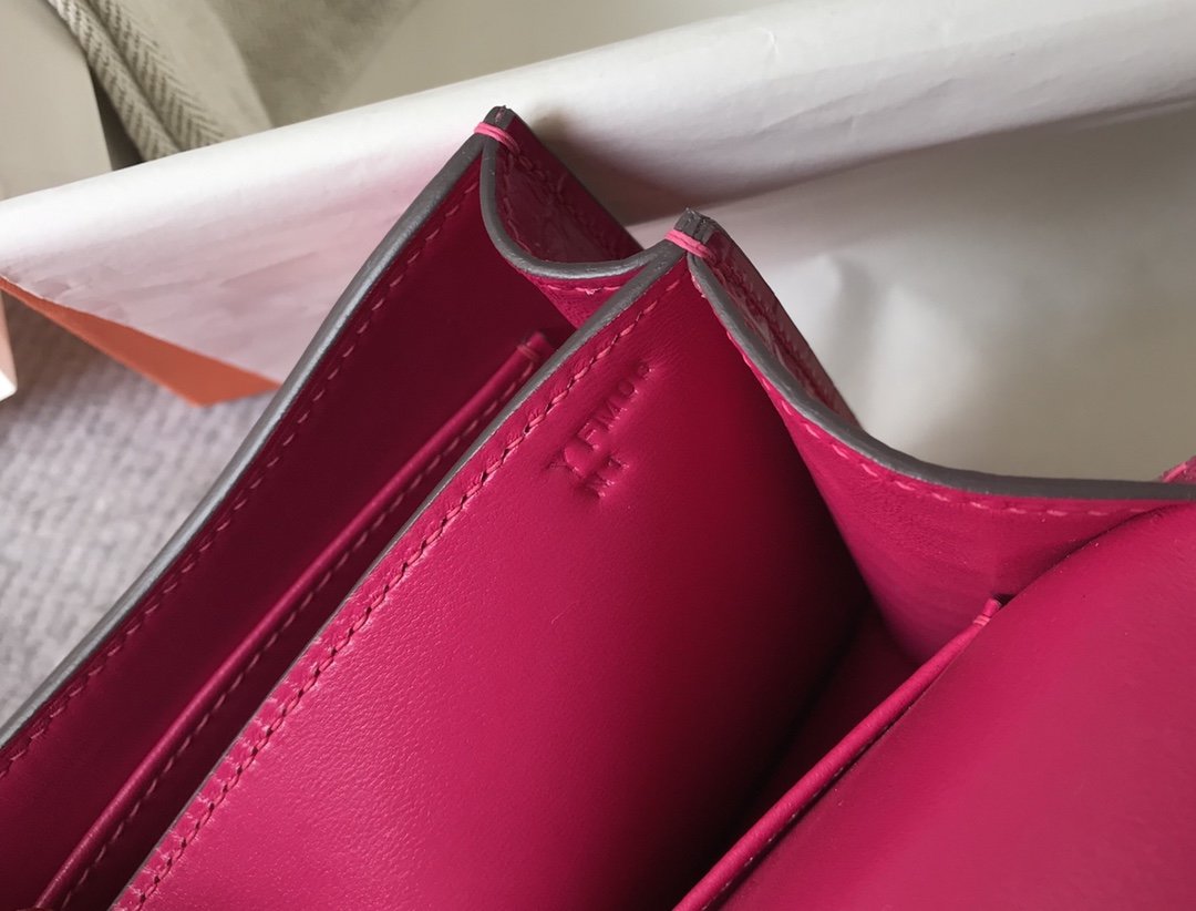 Top Quality Mini ConstanTop Quality Bag Pink For Women Gold Color Hardware 7.1in/18cm