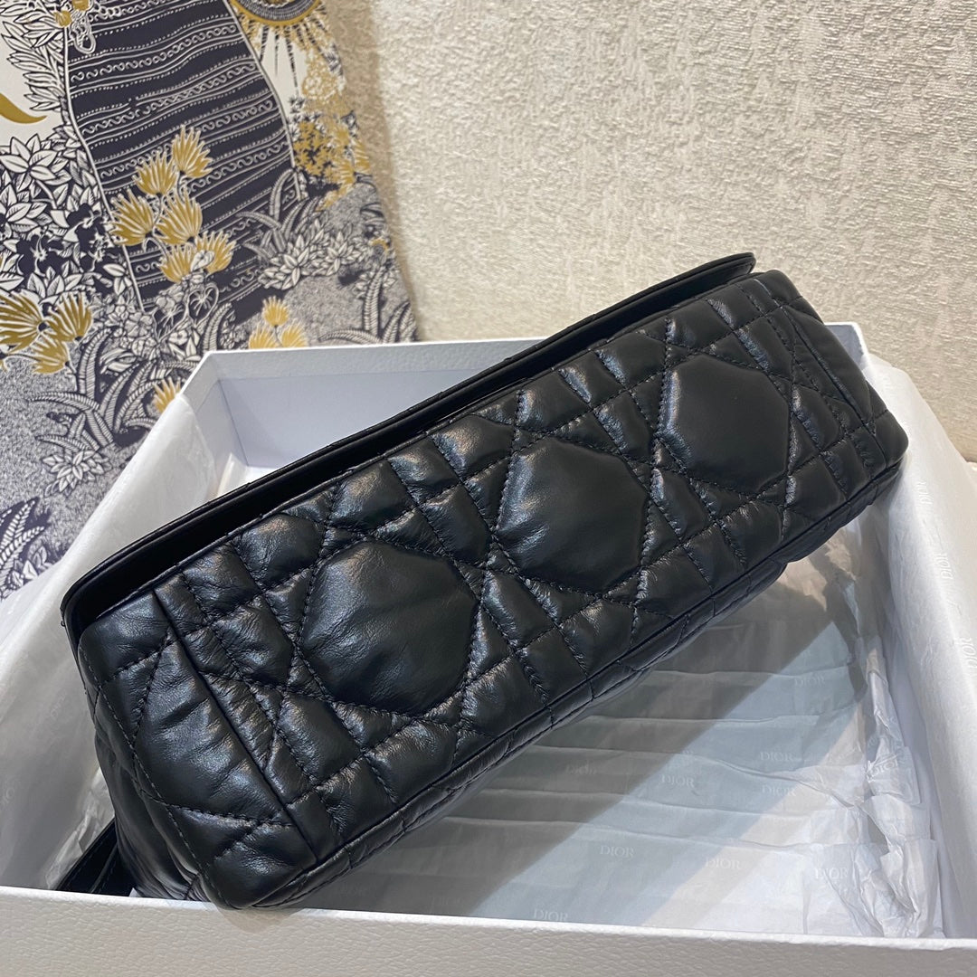 Top Quality Large Caro Bag, Black, For Women Womens Handbags, Crossbody Bags, 29cm CD M9243UWHC_M900