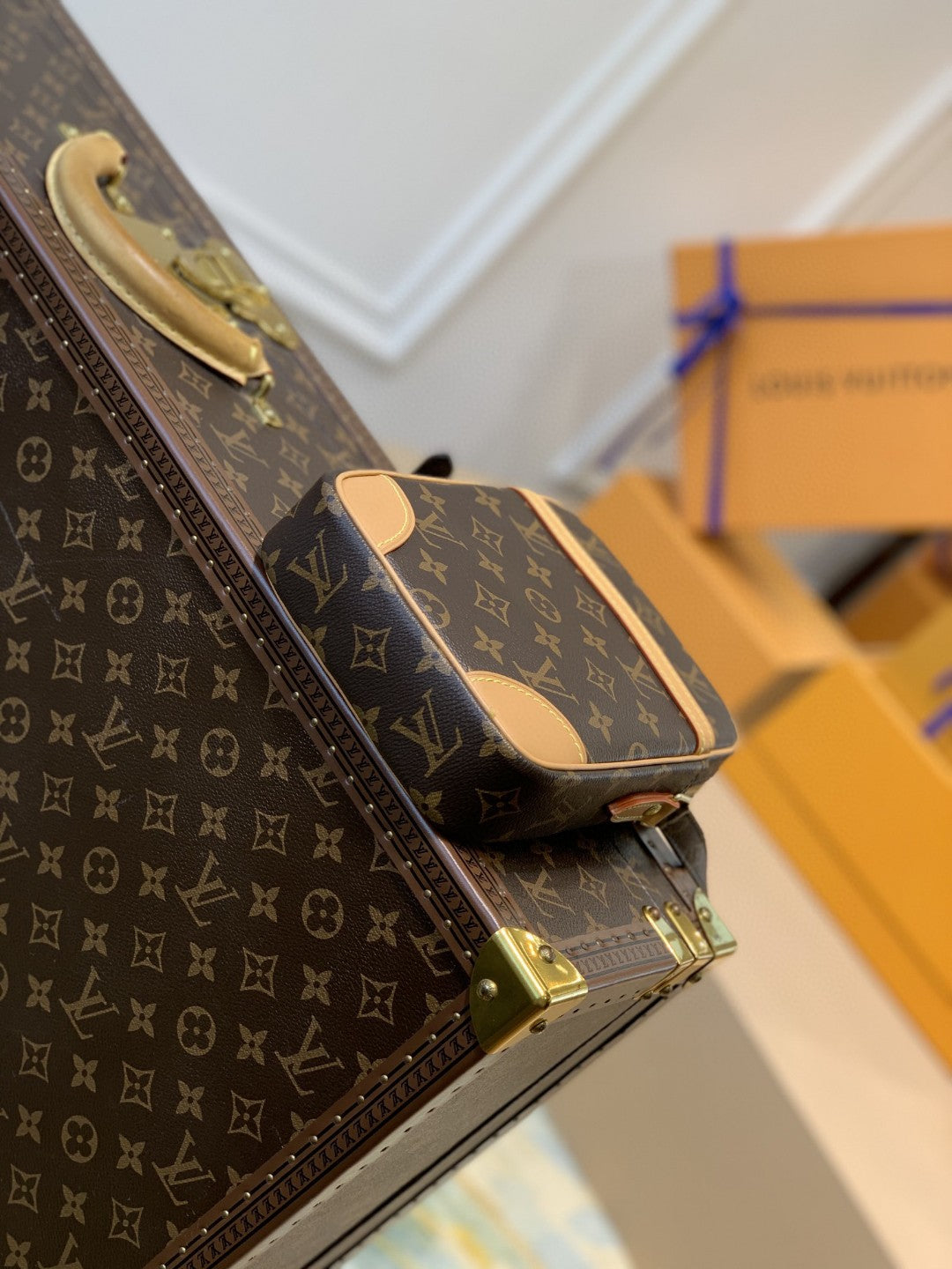 Top Quality Danube Monogram Canvas For Women, Womens Bags, Shoulder Bags 8.3in/21cm Top Quality M45266