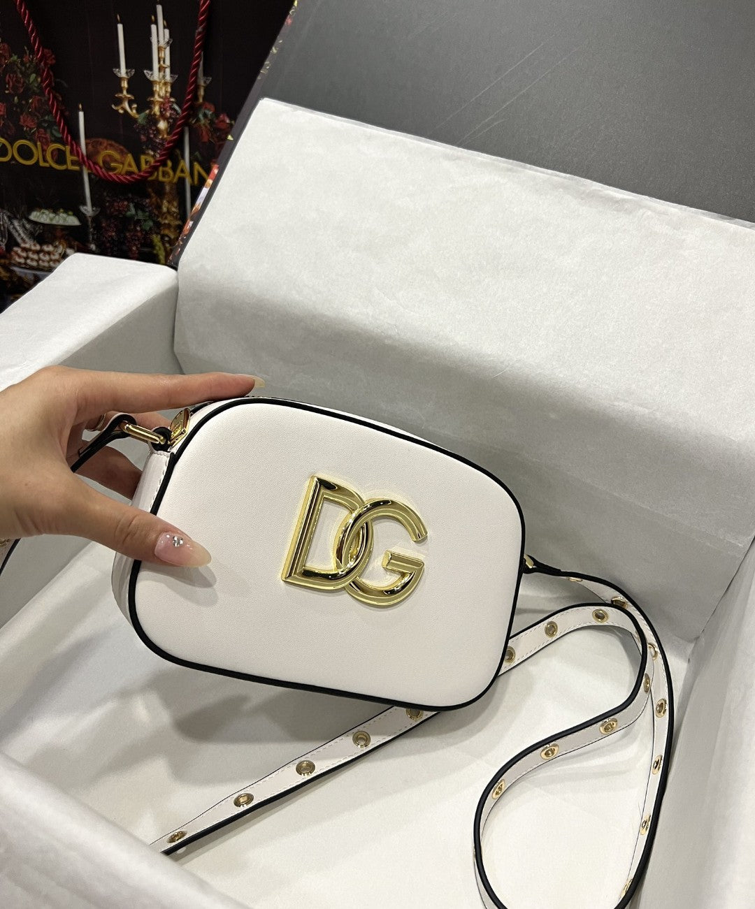 Top Quality Crossbody 3.5 Bag White For Women 7.5in/19cm Top Quality Top Quality7095AW57680002