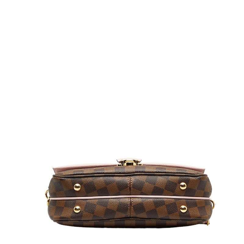 Louis Vuitton Damier Clapton Shoulder Bag N44244 Magnolia Pink Brown PVC Leather Louis Vuitton