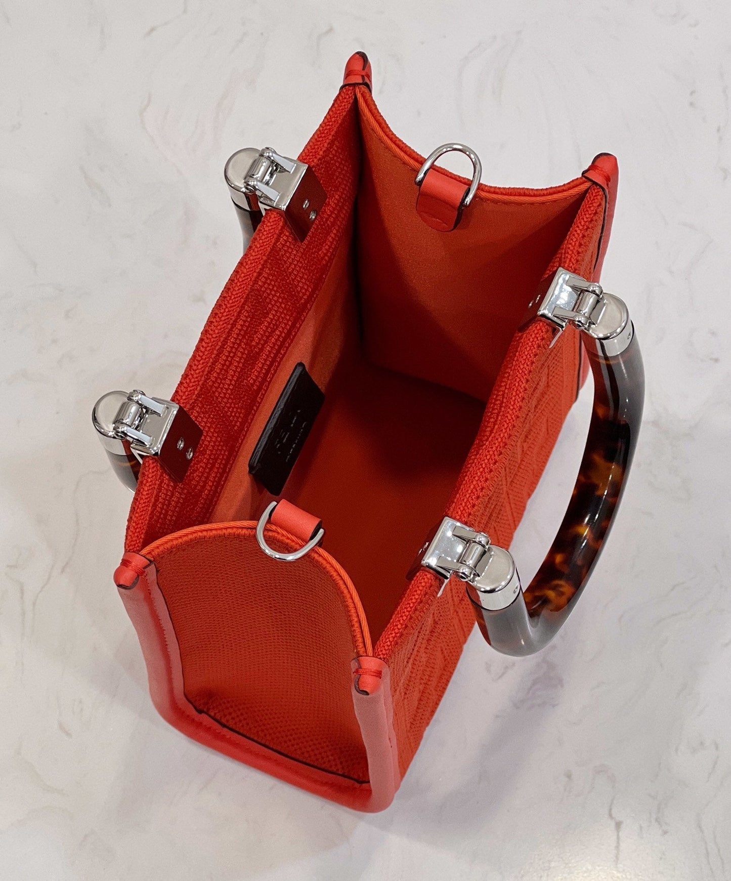 Top QualityTop Quality Mini Sunshine Shopper Red For Women, Women’s Handbags, Shoulder And CrossBody Bags 7.1in/18cm FF 8BS051