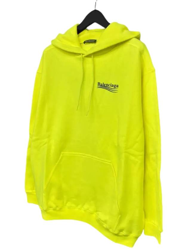 Luxury Balenciaga Trending 2025 Men's Political Wave Logo Hoodie Neon