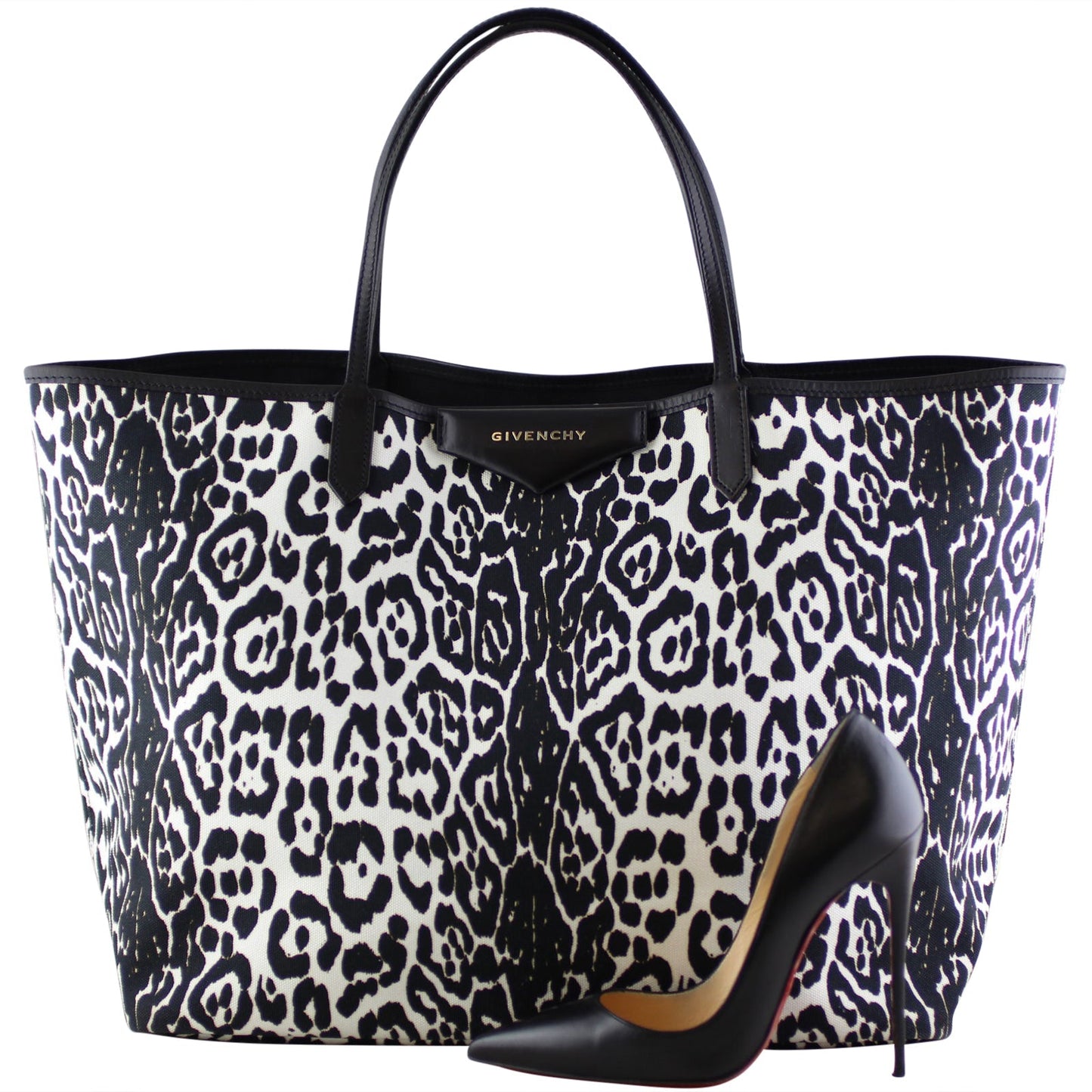 Givenchy Antigona Canvas Shopping Tote Large
