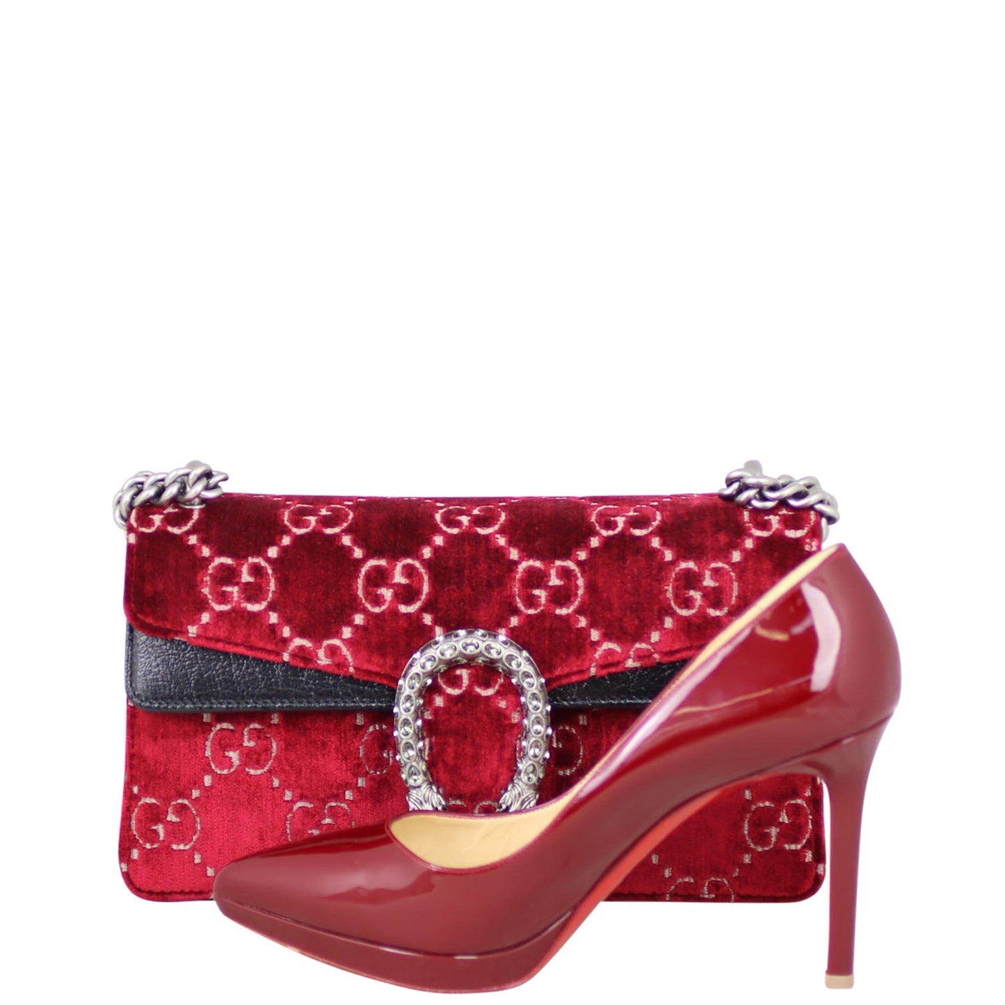 Gucci Dionysus GG Velvet Small Shoulder Bag