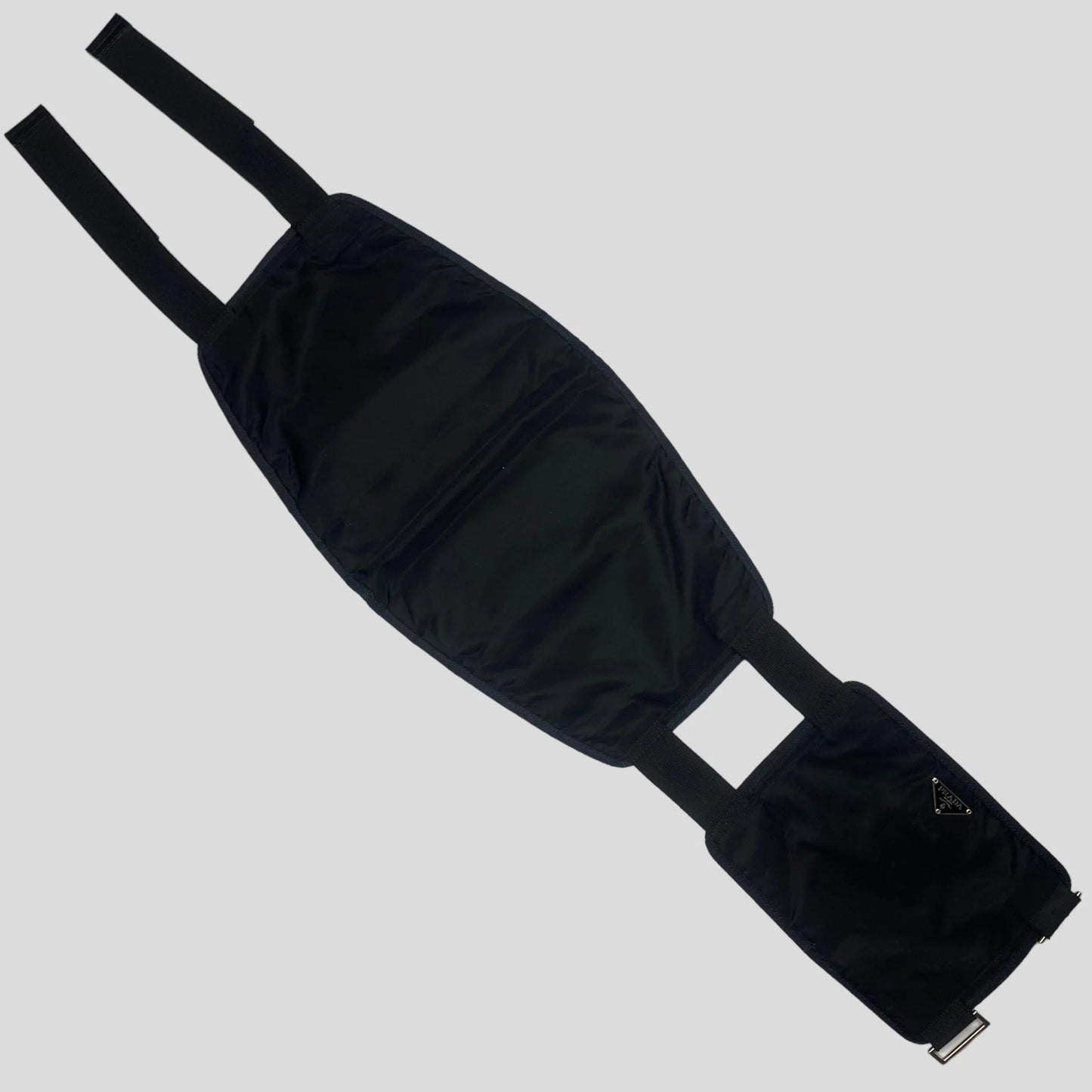 Prada 1999 Nylon Tactical Belt Bag - XL