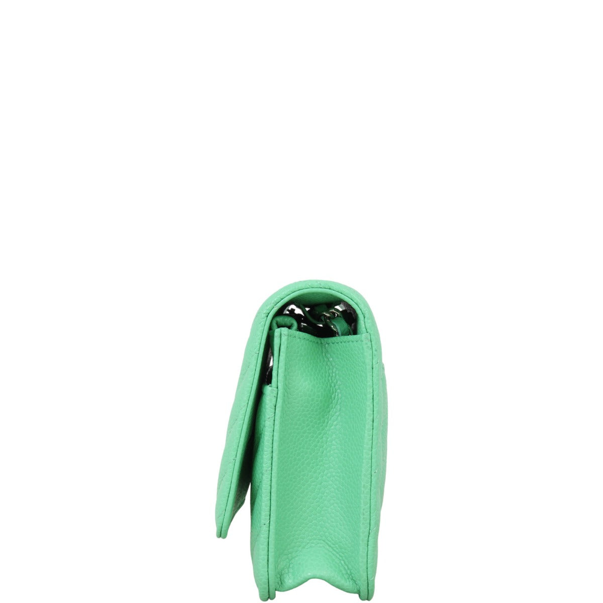 Chanel Classic Wallet on Chain Chevron | Mint Green