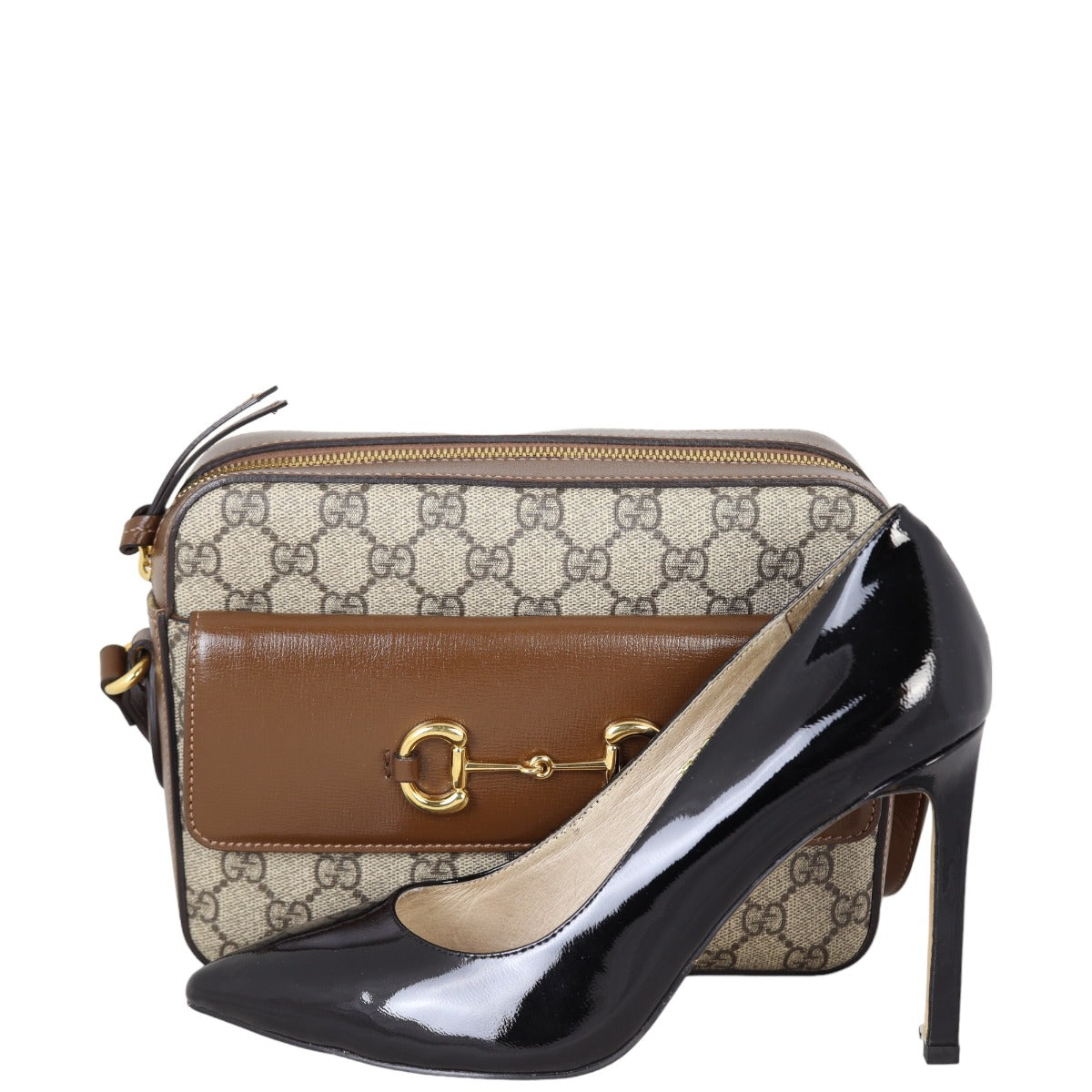 Gucci GG Supreme Horsebit 1955 Shoulder Bag Small