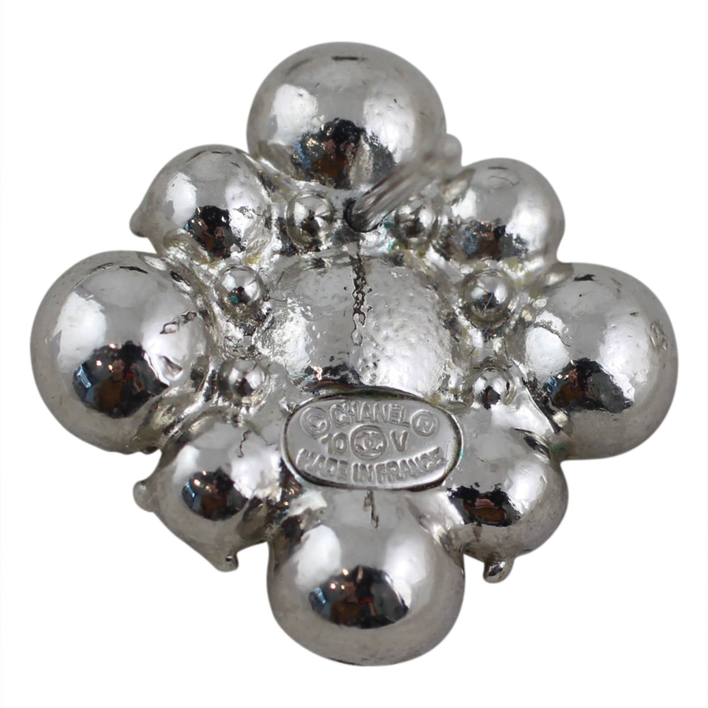 Chanel Swarovski Cluster Diamante Earrings