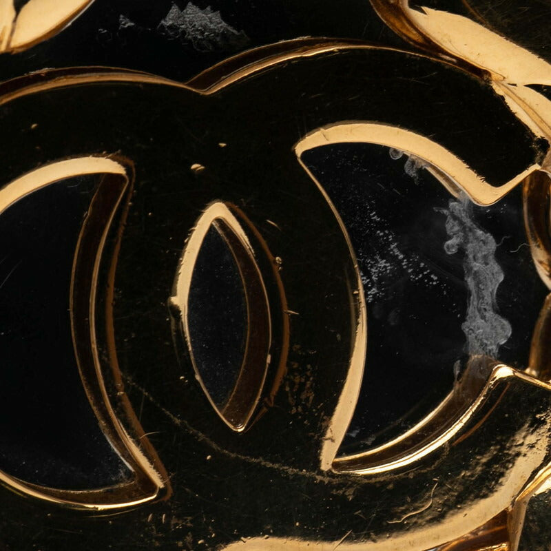 Chanel Coco Mark Round Mirror Brooch