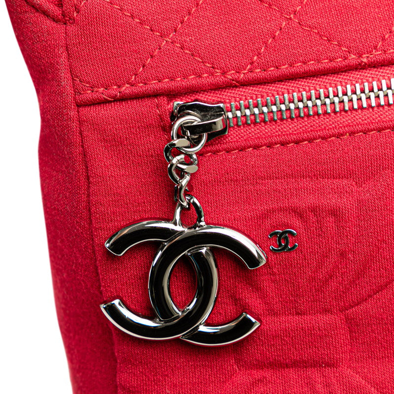 Chanel Coco Mark Matelasse Cotton Shoulder Bag