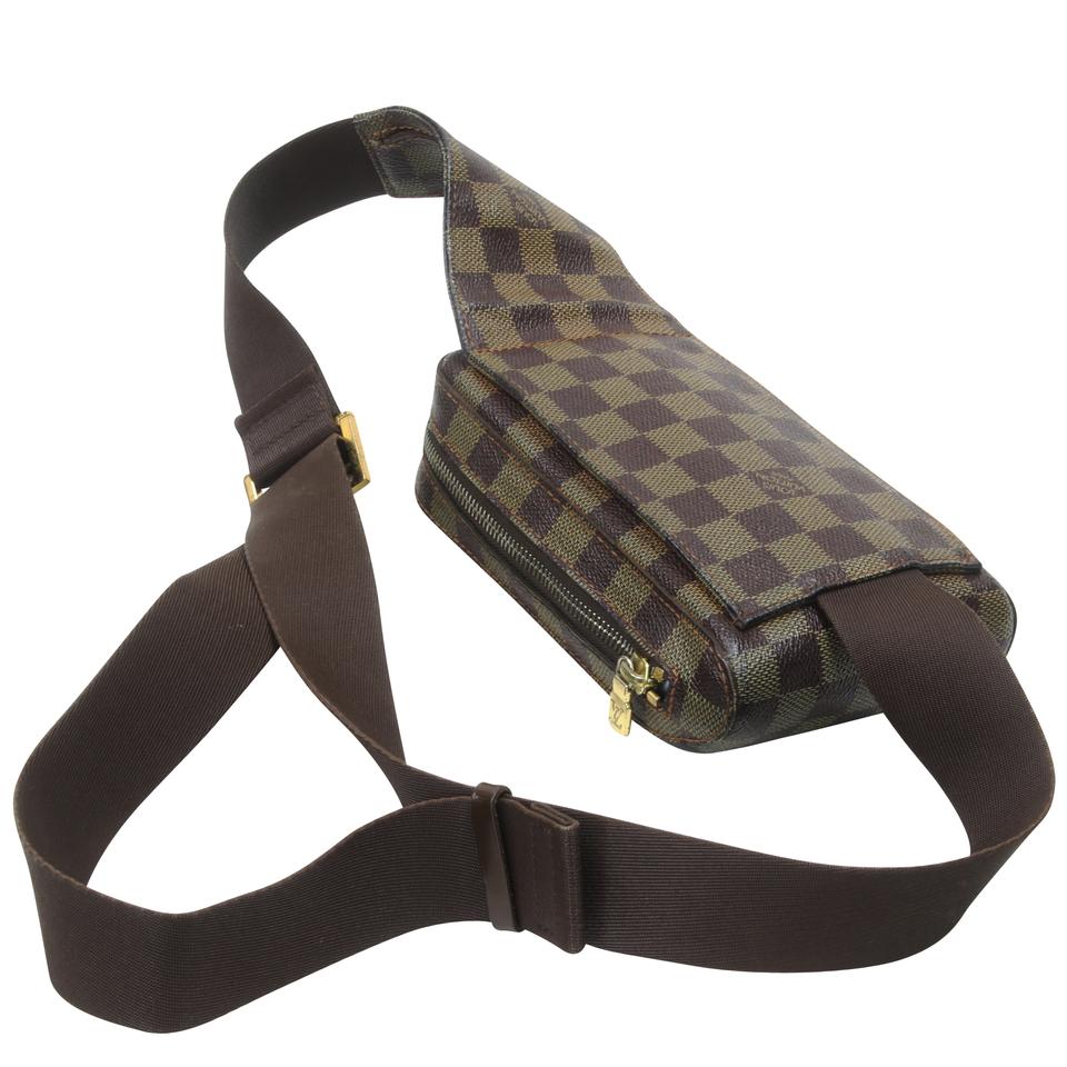 Louis Vuitton Géronimos Damier Ébène Canvas Crossbody Bag LV-0204N-0009