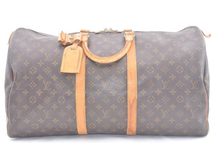 Louis Vuitton Monogram Keepall 55 Boston Bag