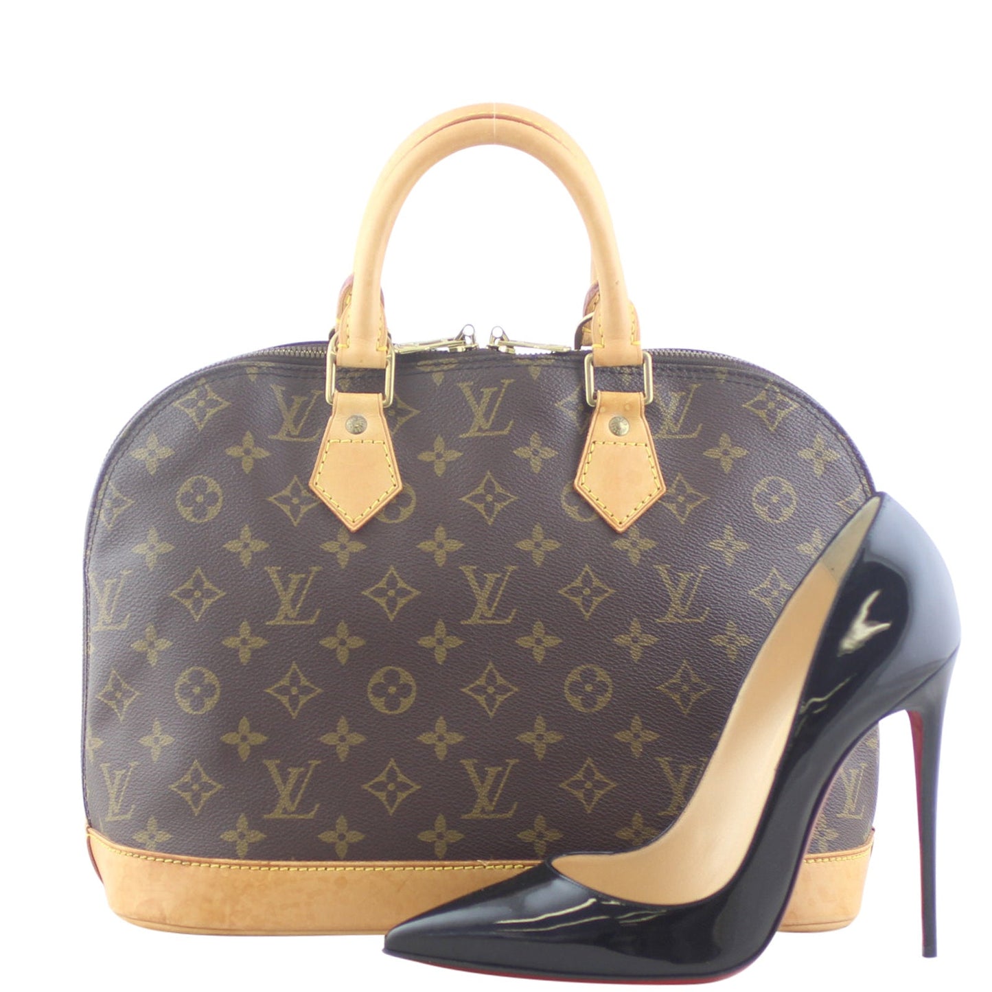 Louis Vuitton Alma PM Monogram | Vachetta Cowhide L Base