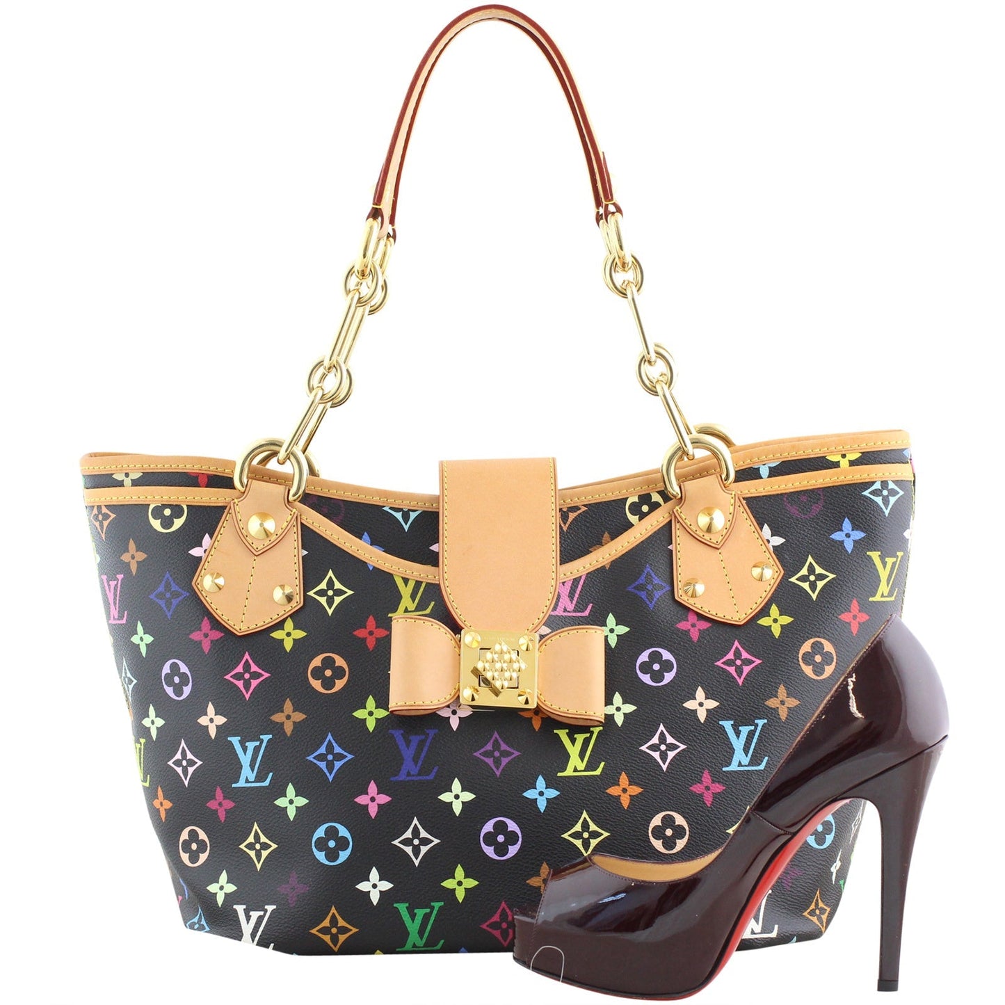 Louis Vuitton Annie GM Black Multicolore Monogram