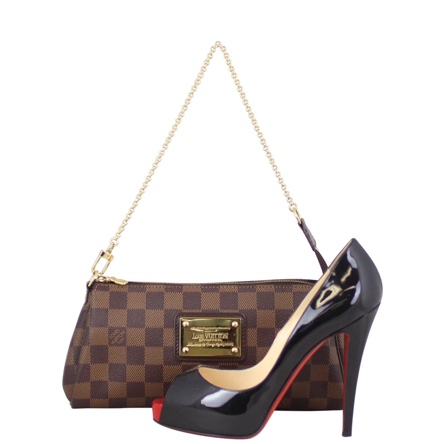 Louis Vuitton Eva Pochette Damier Ebene