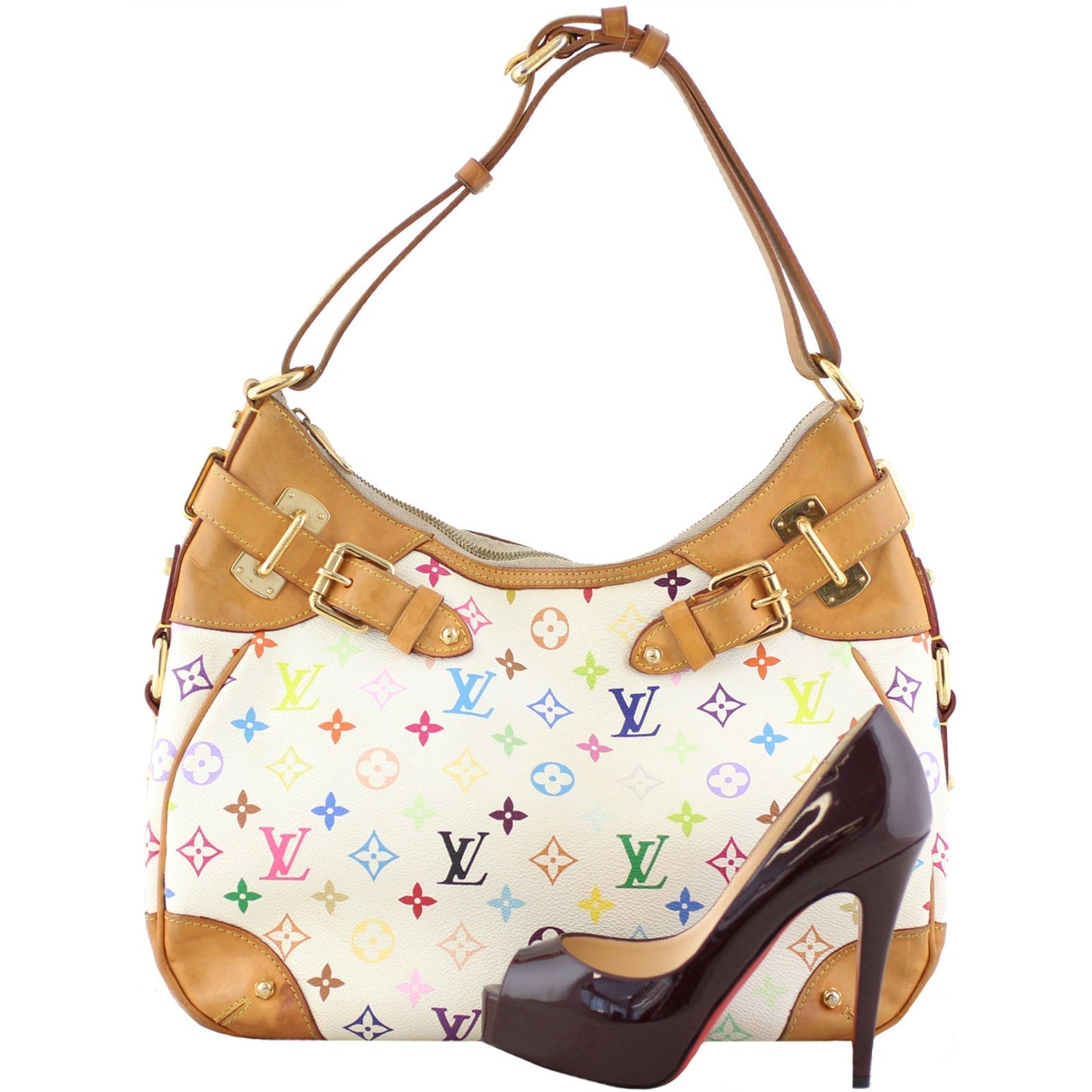 Louis Vuitton Greta Monogram White Multicolore