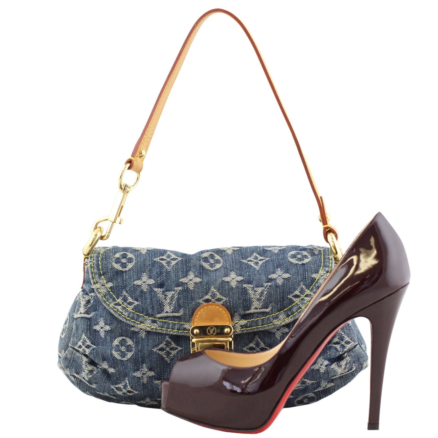 Louis Vuitton Mini Pleaty Monogram Denim