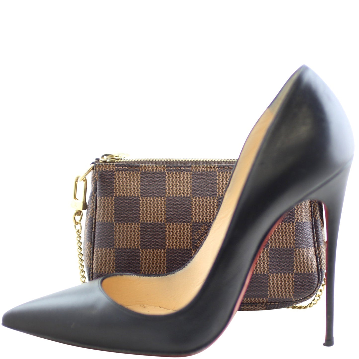 Louis Vuitton Mini Pochette Accessories Damier Ebene